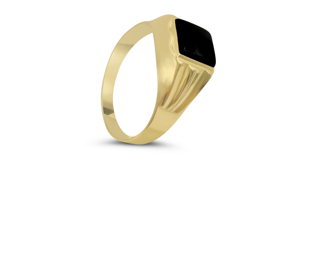 Bague homme de la marque Kenza Gold en or carré